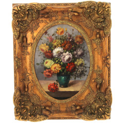 "Bouquet de fleurs", tableau décoratif à