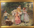 Paire de reproductions en couleurs, enca