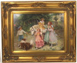 Paire de reproductions en couleurs, enca