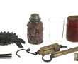 ART POPULAIRE - Lot de petits objets anc