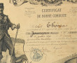 MILITARIA - Certificat de bonne conduite