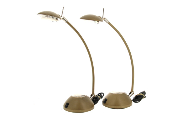 Paire de lampes de bureau (ampoule à cha