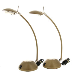 Paire de lampes de bureau (ampoule à cha