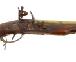 Pistolet à silex de Marine, canon rond à