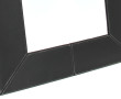 Miroir rectangulaire moderne gainé façon