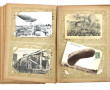 Album de cartes postales dont ballons, f