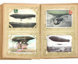 Album de cartes postales dont ballons, f