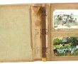 Album de cartes postales dont ballons, f