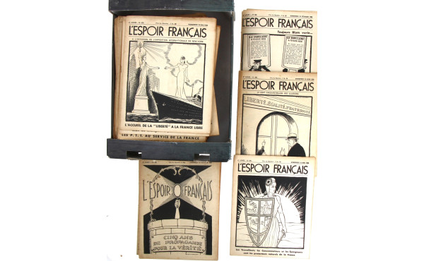 "L'Espoir Français" - Lot de revues des 