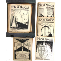 "L'Espoir Français" - Lot de revues des 
