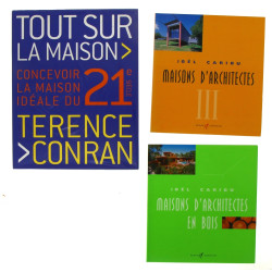 ARCHITECTURE HABITAT - Lot de 3 ouvrages