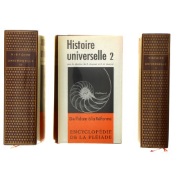 PLEIADE - "Histoire Universelle" T1,2,3