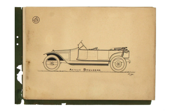 AUTOMOBILE - Arthur BOULOGNE Paris - pla