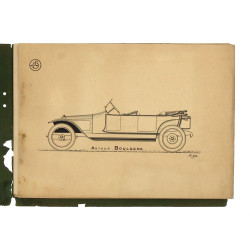 AUTOMOBILE - Arthur BOULOGNE Paris - pla
