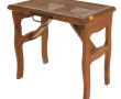 Petit tabouret pliant ancien en bois cla