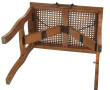 Petit tabouret pliant ancien en bois cla
