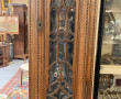 Horloge rustique, à balancier peint