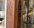 Horloge rustique, à balancier peint