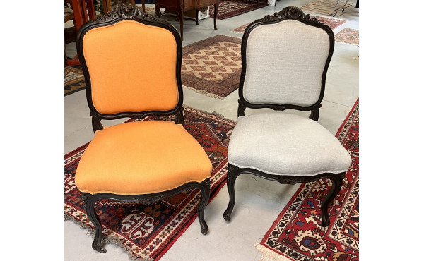 Paire de chaises Napoléon III en bois no