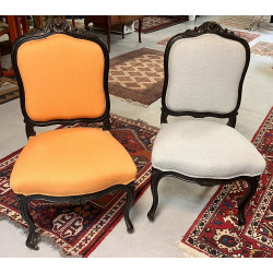 Paire de chaises Napoléon III en bois no
