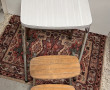 Marche pied vintage en formica