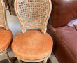 Paire de chaises de style Louis XVI, dos