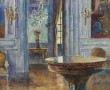Ecole Française début Xxème "Intérieur d