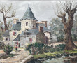 Georges ETIENNE (Xxème) "Paysage au mano