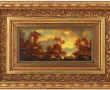 CASALE (Xxème) "Paysage automnal", huile
