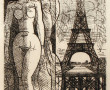 Marcel GROMAIRE (1892-1971) "Nu à la Tou
