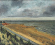 Lot de 2 tableaux : "Paysage maritime", 