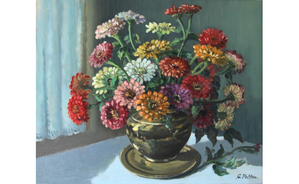 Gaston POTTIER (1885-1980) "Bouquet de f