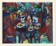 Anne LE CLEACH (1945) "La table dressée"