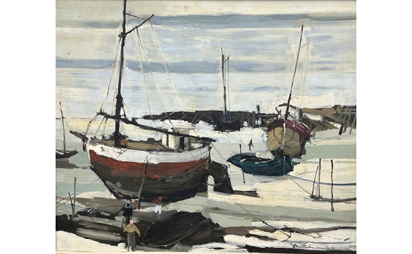 Jean FABER LIMBERT (Xxème) "Marine à mar