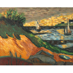 Yvette DE LA CHASSAIGNE (1946) "Marine",