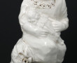 CAPODIMONTE - Veilleuse en céramique bla