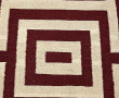 Tapis chemin kilim moderne dans les tons