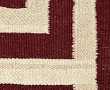 Tapis chemin kilim moderne dans les tons