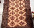 Tapis en laine points noués dans les ton