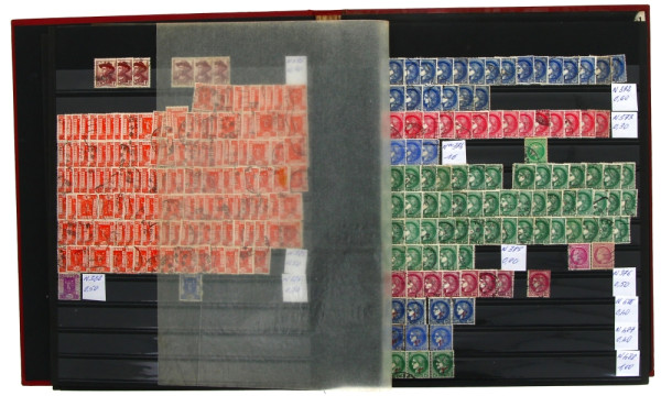 FRANCE - Album de TP oblitérés petits fo