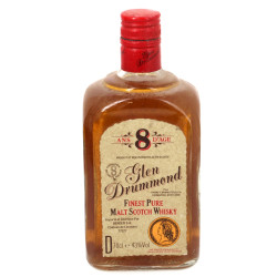 WHISKY Glen Drummond 8 ans d'âge finest 