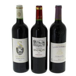 BORDEAUX - lot de 3 bouteilles: - 1 B S
