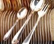Ménagère en métal argenté style Art Déco