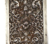 Coffret rectangulaire en argent à décor 