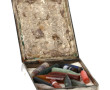 Coffret rectangulaire en argent à décor 