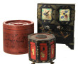 Lot de 3 boîtes asiatiques anciennes : b