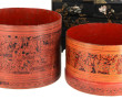 Lot de 3 boîtes asiatiques anciennes : b