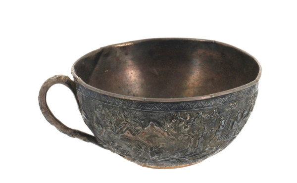Tasse chinoise ancienne en argent, poids