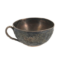 Tasse chinoise ancienne en argent, poids
