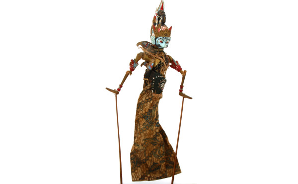 Lot de 3 marionnettes asiatiques ancienn